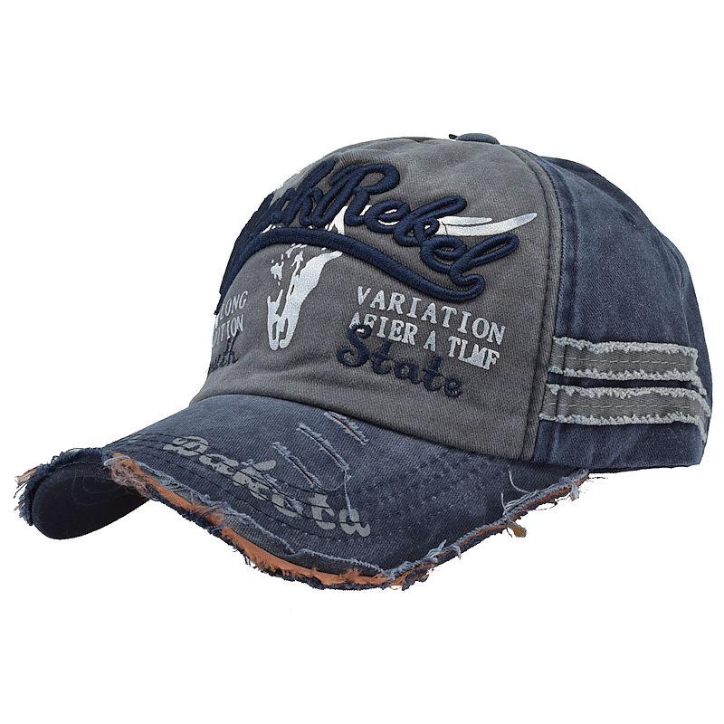 Cap Rock Shark Trucker Biker 1969 Jamaica blau